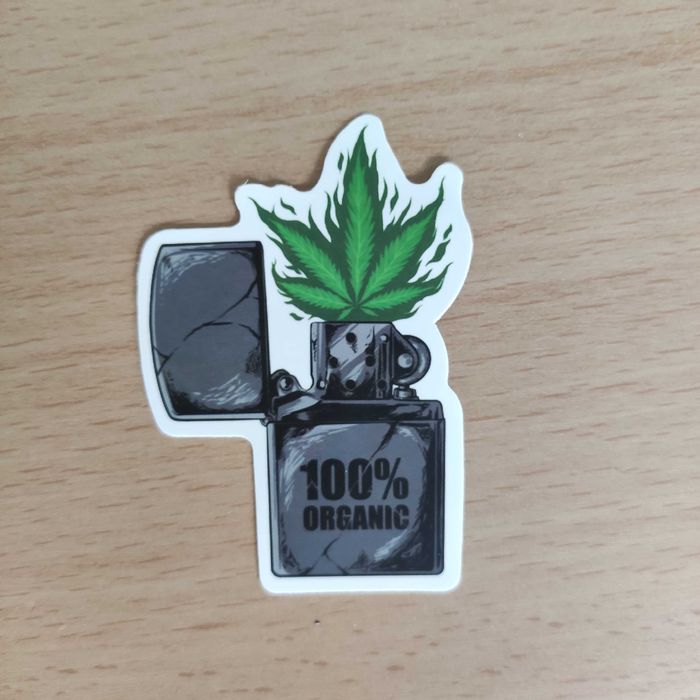 50 Stickers Autocolantes Weed