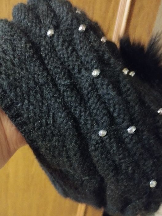 Новый зимний двойной женский берет