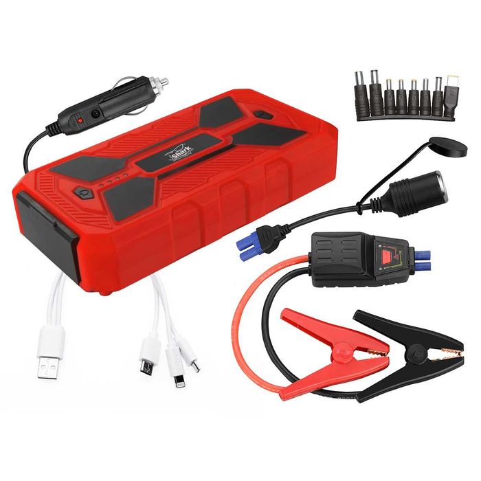 Booster rozruchowy/Jumpstarter SHARK do akumulatorów, USB/12V
