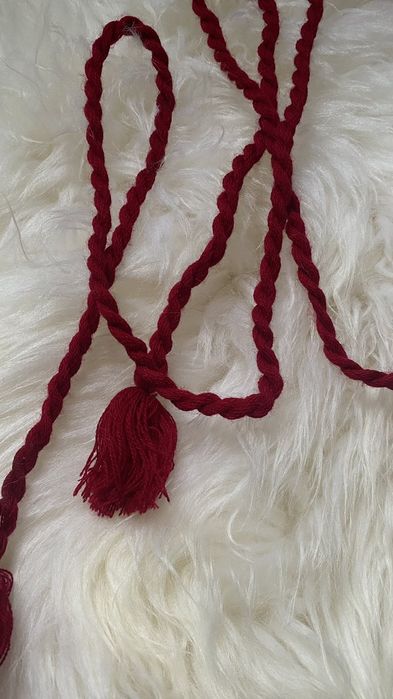 Пояс до вишиванки, шнурок - пояс, крайка