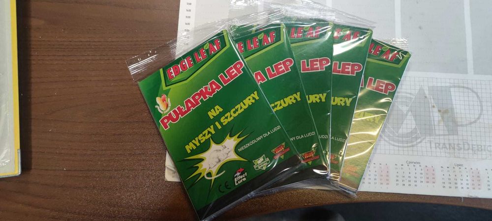 lep na myszy i szczury 5szt łapka pułapka myszołapka