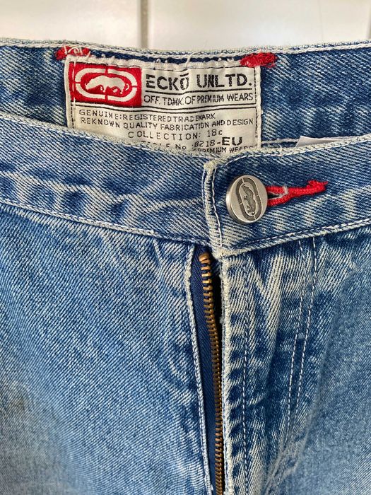 Calças Ecko Unltd Baggy Vintage Personalizadas