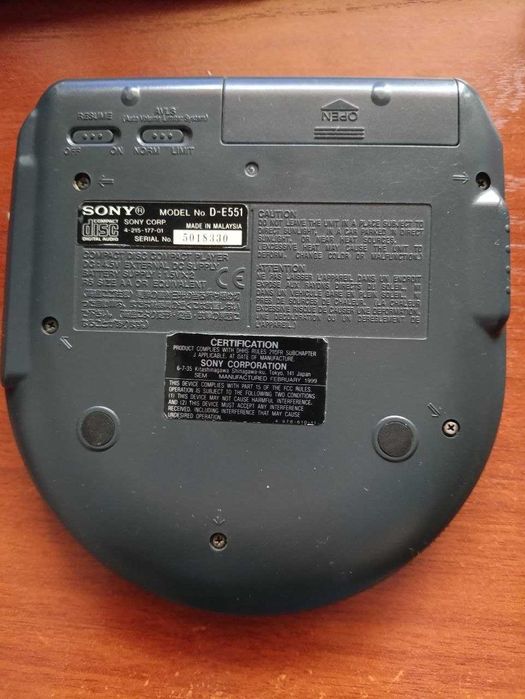 CD player Sony D-E551