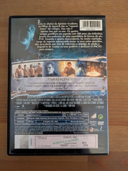 DVD " O Pacto " 2006 (Como Novo)