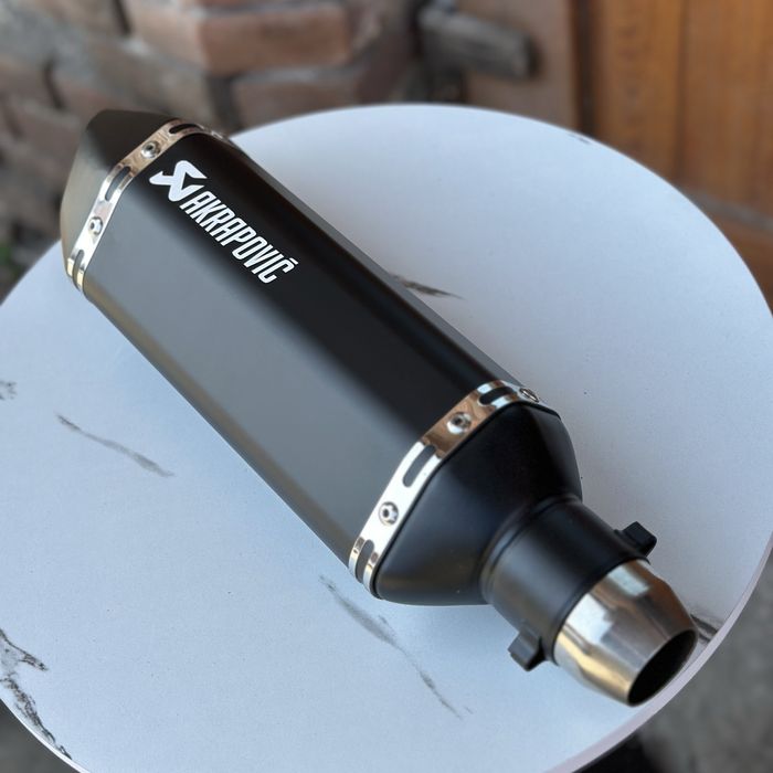 Прямоток Akrapovic для мотоцикла / + подарунок / мото прямоток