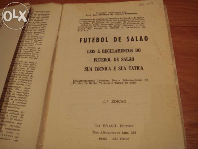 Livro Futebol de salao tatica e tecnica