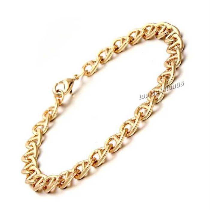 Pulseira de 7mm Dourada - Unisex