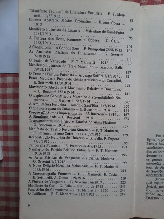 O Futurismo Italiano