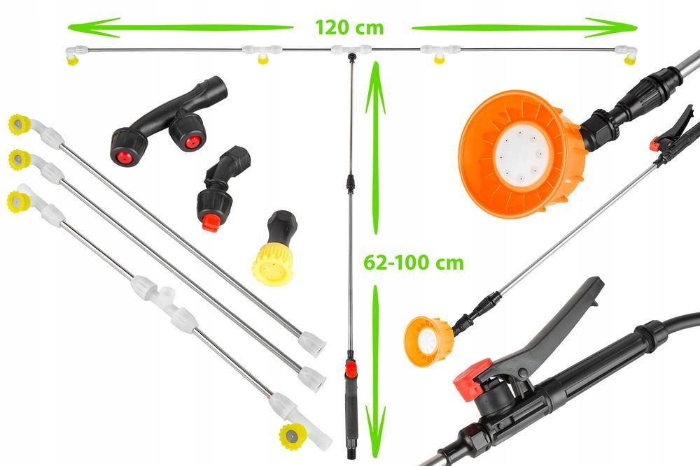 Opryskiwacz Spryskiwacz Plecakowy Akumulatorowy Elektryczny 12L