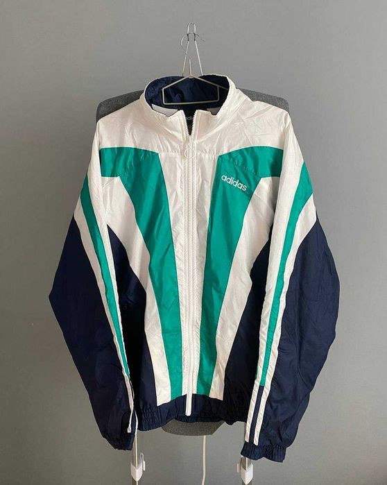Vintage 90s Kurtka Męska Sportowa Adidas Track Jacket Rozmiar M
