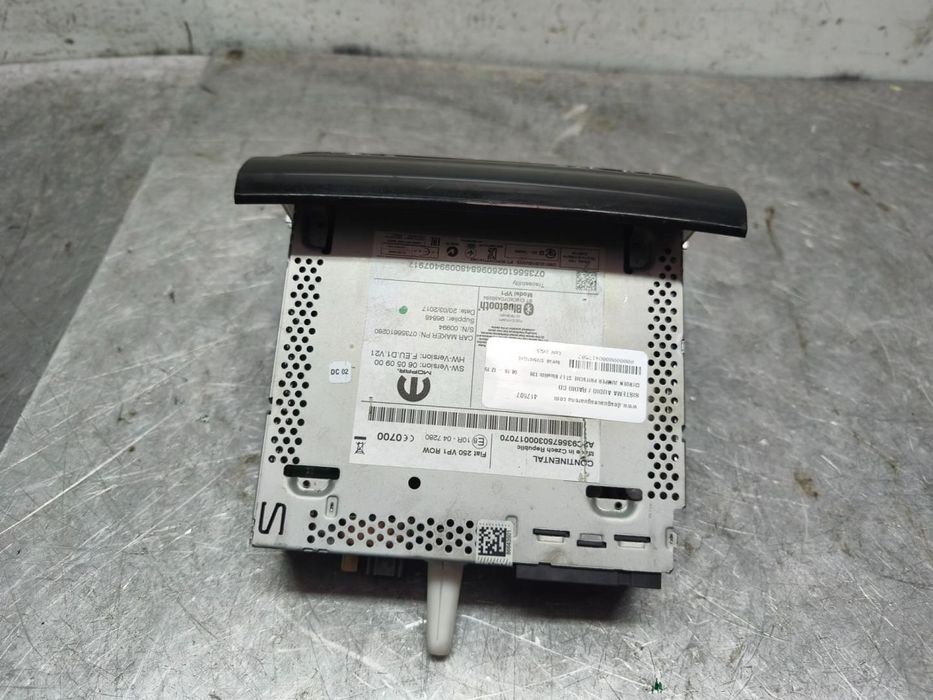 Sistema De Áudio Rádio Cd Citroen Jumper Camión