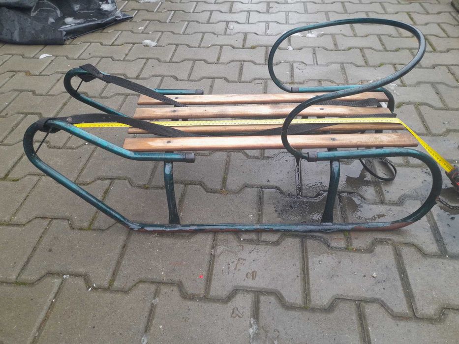 Sprzedam sanki metalowe z oparciem