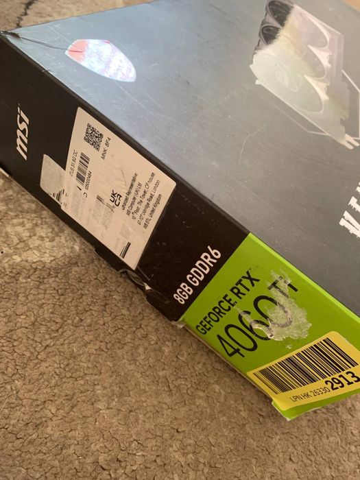 Видеокарта Rtx 4060 ti 8 gb msi Под ремонт