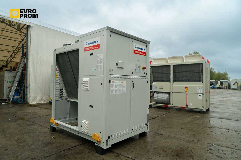 Чіллери та теплові насоси 25–100 кВт для ТПА, ПЕТ. Нові та Б/В