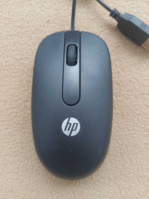 Миша HP Hewlett Packard оптична, USB, тихі кнопки мышка