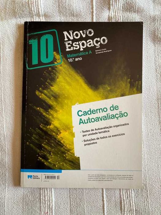 Novo Espaço Mat. A 10.° Ano - Caderno Prático/Caderno de Autoavaliação