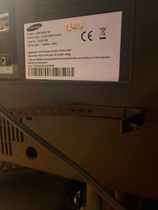 Televisão Samsung le26c450e1w