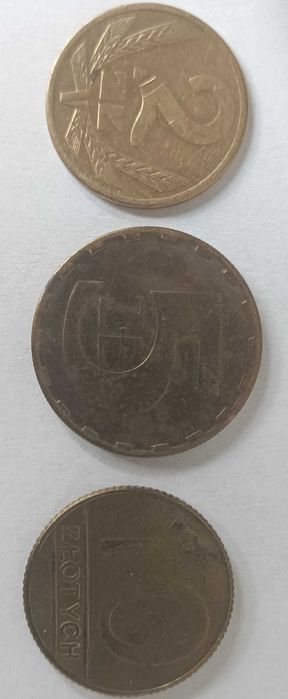 Zestaw monet 2 zł. 5 zł. 10 zł. PRL