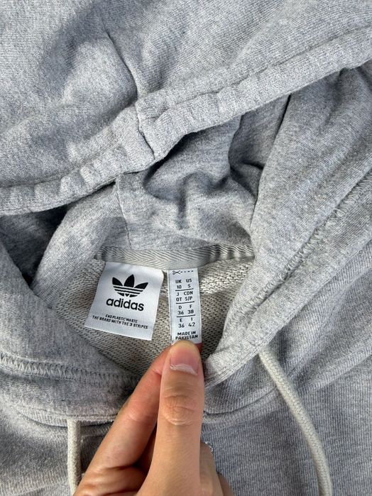 Bluza Adidas Center Logo Szara Size: S 190