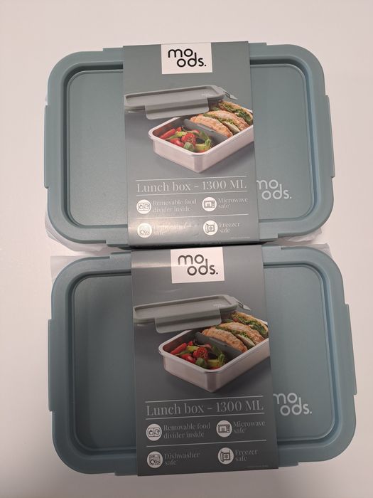 2 Caixas Herméticas 1300ml MOODS