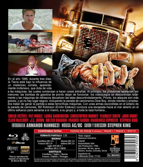 La Rebelión De Las Máquinas/Potência Máxima (Blu-Ray)-Importado