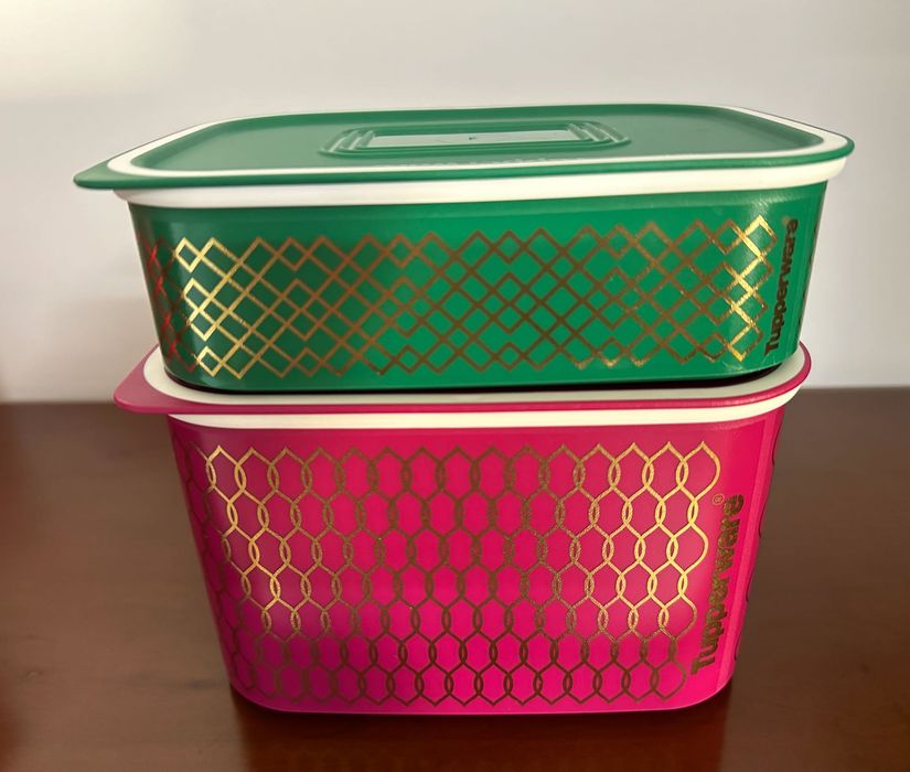 2 Caixas 500ml + 1.3L Tupperware