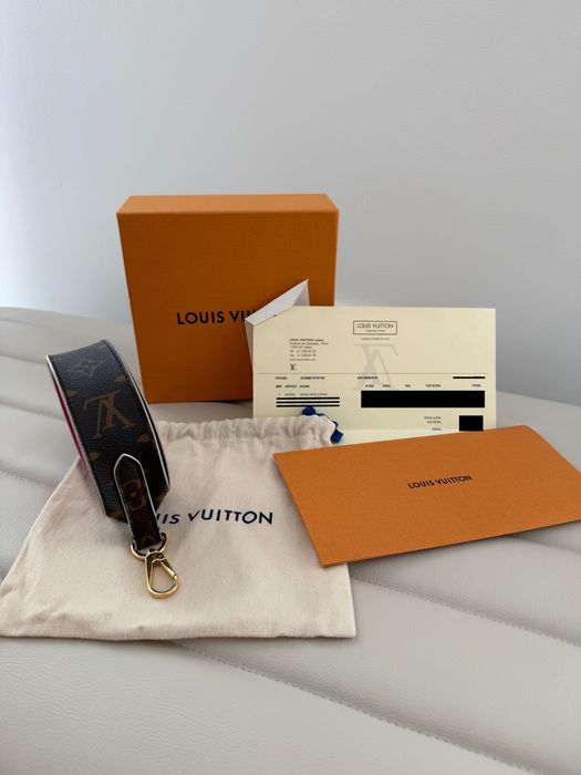 Alça Louis Vuitton Bandoulière Monogram / Hot Pink (Ref: J02285 D.Code:BC2178) - Original & Muito Bom Estado