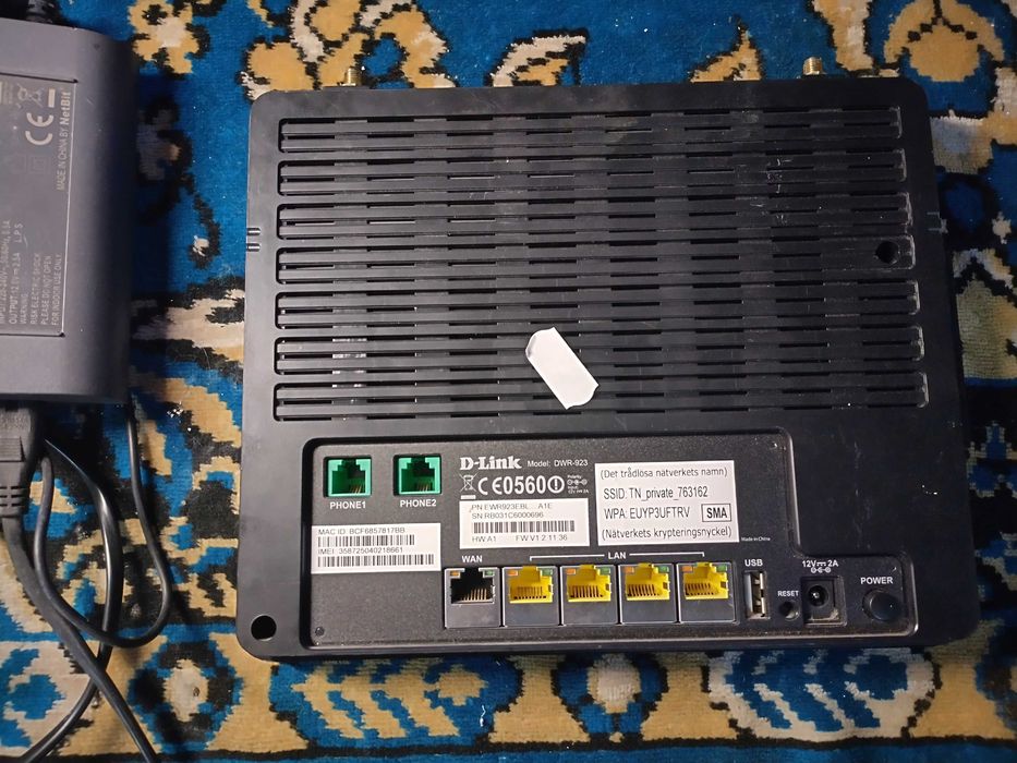 4G LTE WI-FI роутер D-Link DWR-923
