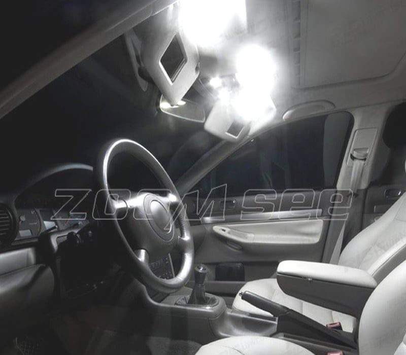 KIT 18 LAMPADAS LED INTERIOR AUDI A4 S4 B5 AVANT WAGON 96-01