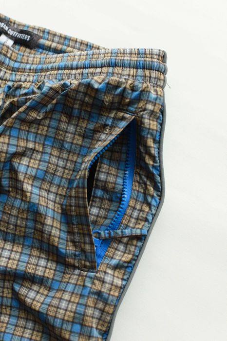 URBAN OUTFITTERS нейлонові штани в клітинку, розмір S