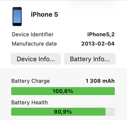 iPhone 5 prateado