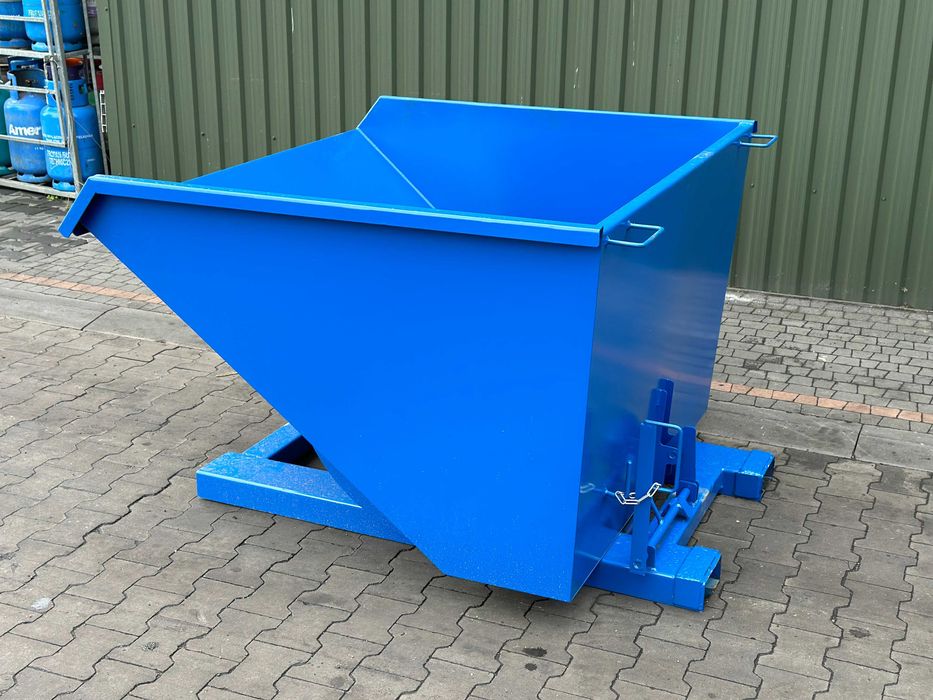 Koleba samowyładowcza 1,5 m3 Kontener Pojemnik do wózka odpady