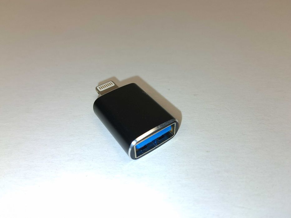 J200 Adapter Przejściówka Lightning Na USB OTG Do iPhone iPad Czarny ...