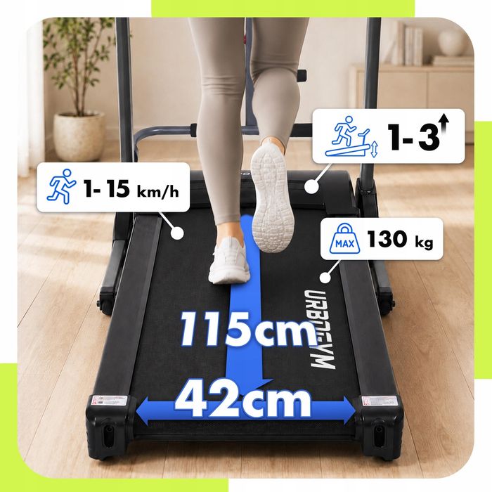 Bieżnia Elektryczna Domowa URBOGYM V520