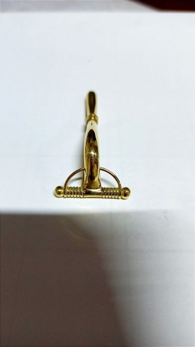 Фібула латунна, ручна робота — історична реконструкція, функціональна