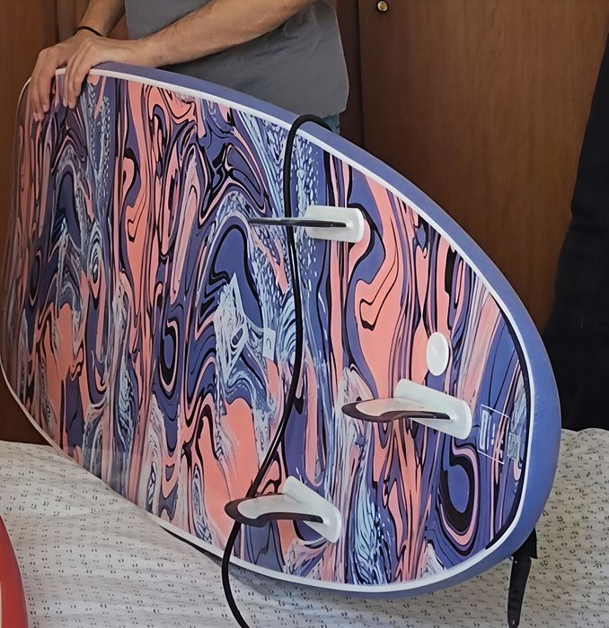 prancha surf olaian 7.8 softtop + 75 lts