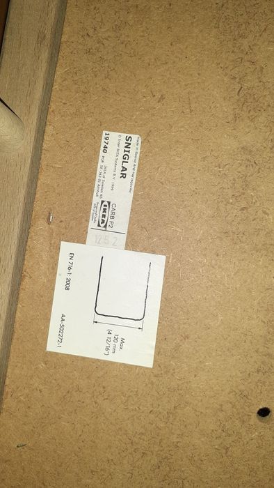 Berço e colchão bebé Sniglar  ikea faia
