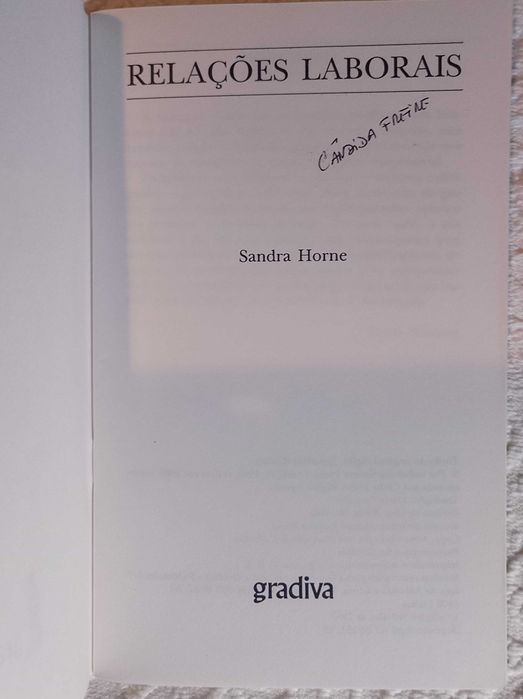 Relações laborais, Sandra Horne