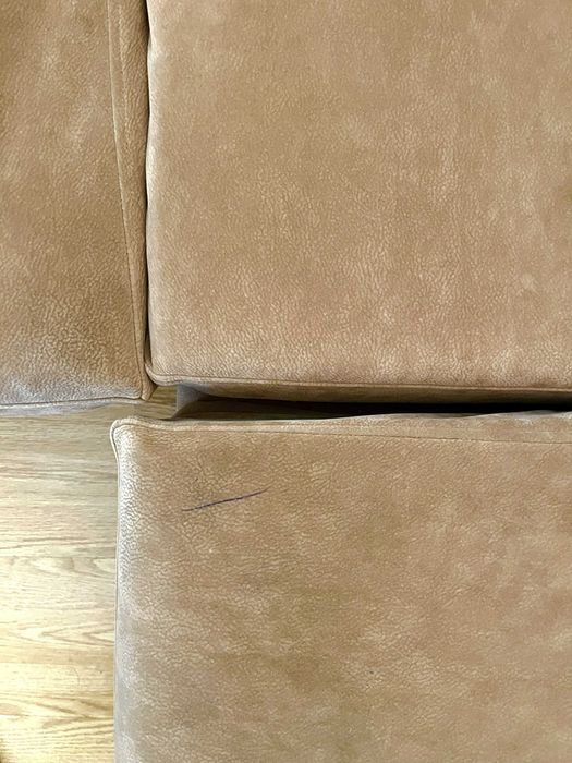 Sofá Beje c/ Chaise Longue