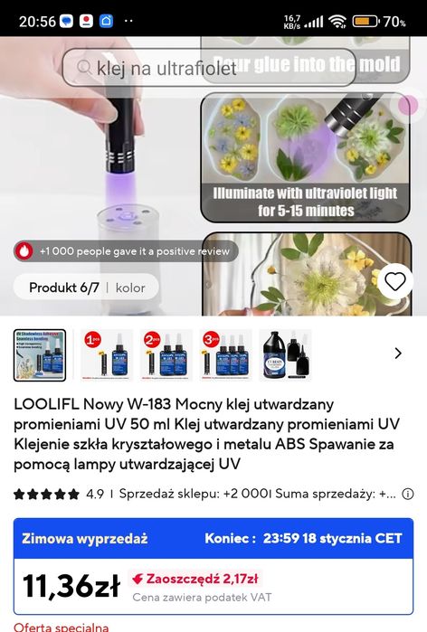 Lakier foto-utwardzalny UV D.I.A