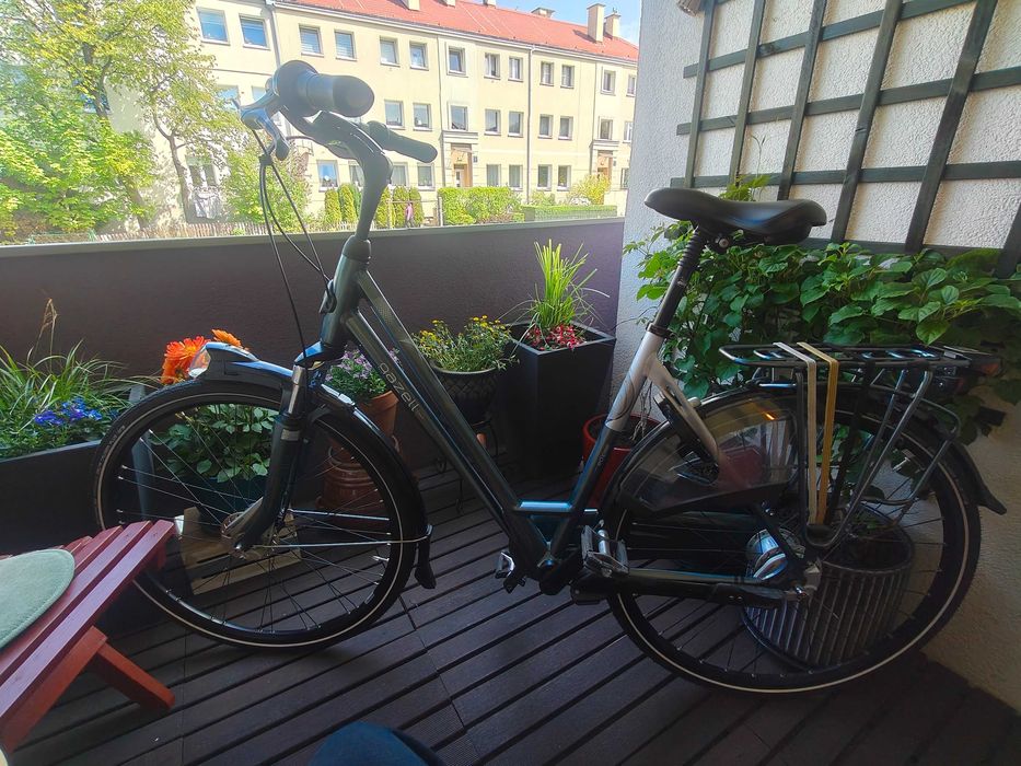 Rower miejski holenderski, damski, damka Gazelle Eclipse