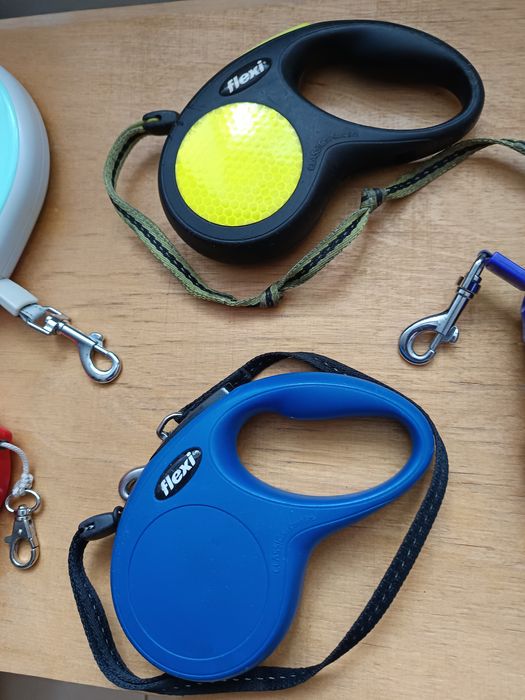 Поводок, ошейник рулетка.