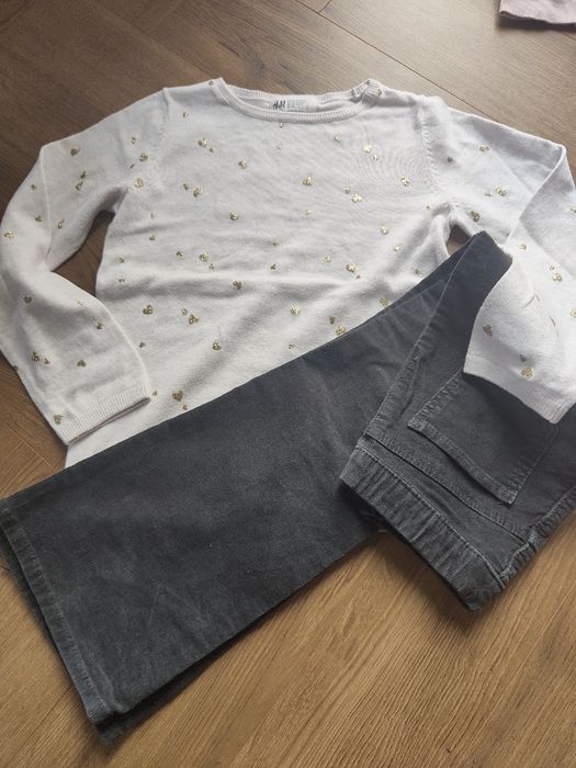 H&M ubranka dla dziewczynki 122/128