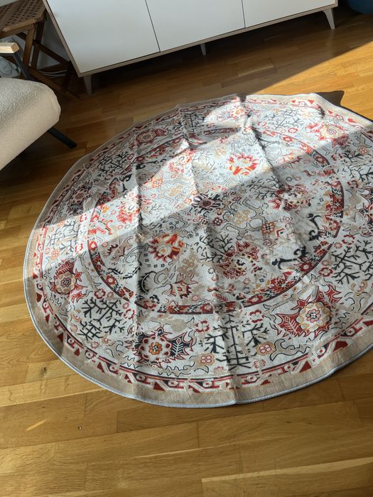 Carpete redonda em poliester