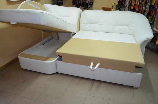Letnia cena narożnik kanapa sofa narożna FRESH skóra nat.PRODUCENT