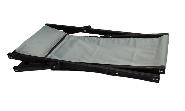 Шезлонг з подушкою розкладний деревʼяний, кресло шезлонг, лежак