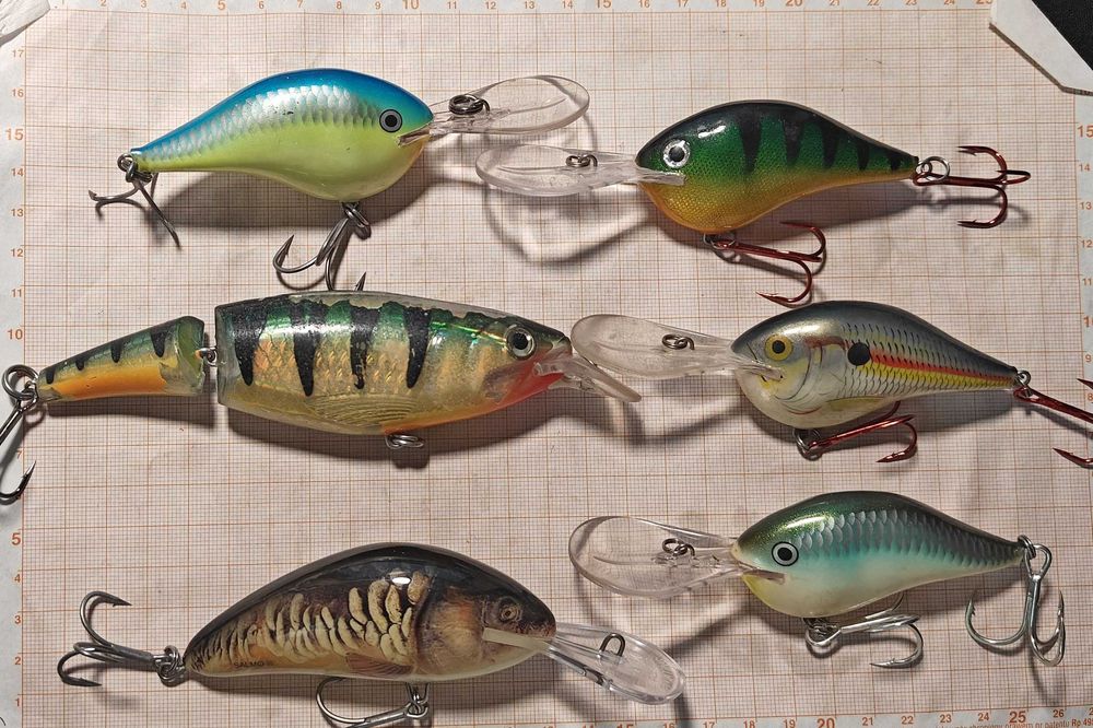 A. Rapala DT16 , Salmo Hornet 9 , X-Rap Jointed Shad - KILLERY SZCZUPAK SUM