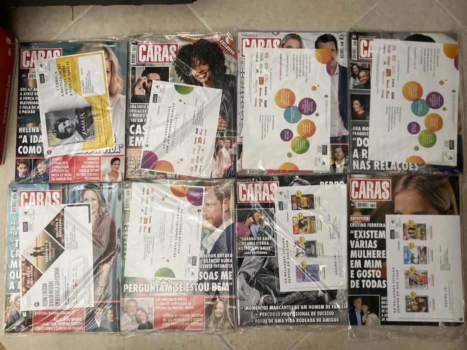 Revistas desde 0,50€ -visao, Sabado, lux, VIP, Caras, proteste,Jornais