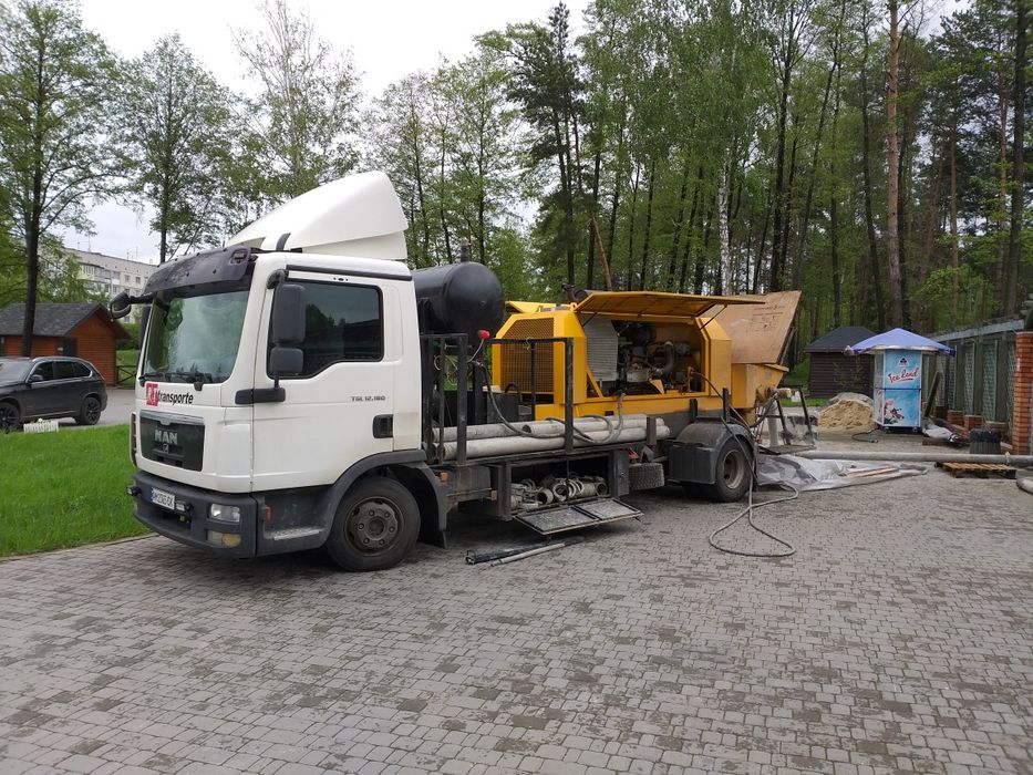 Аренда Бетононасоса стрілового та стаціонарного Putzmaister