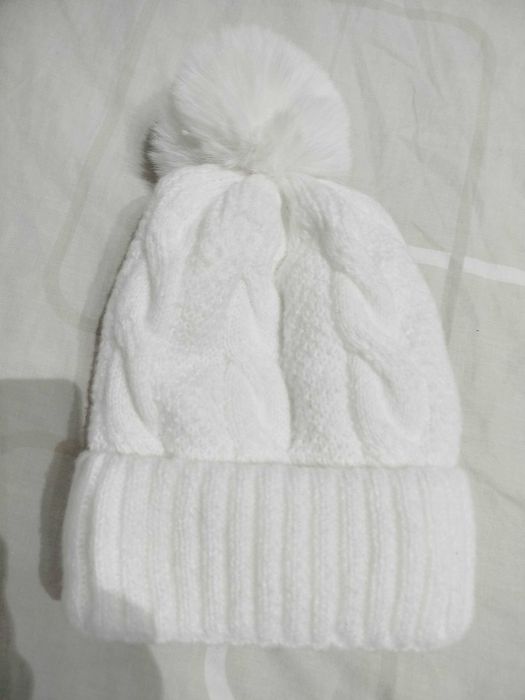 Gorro feminino branco